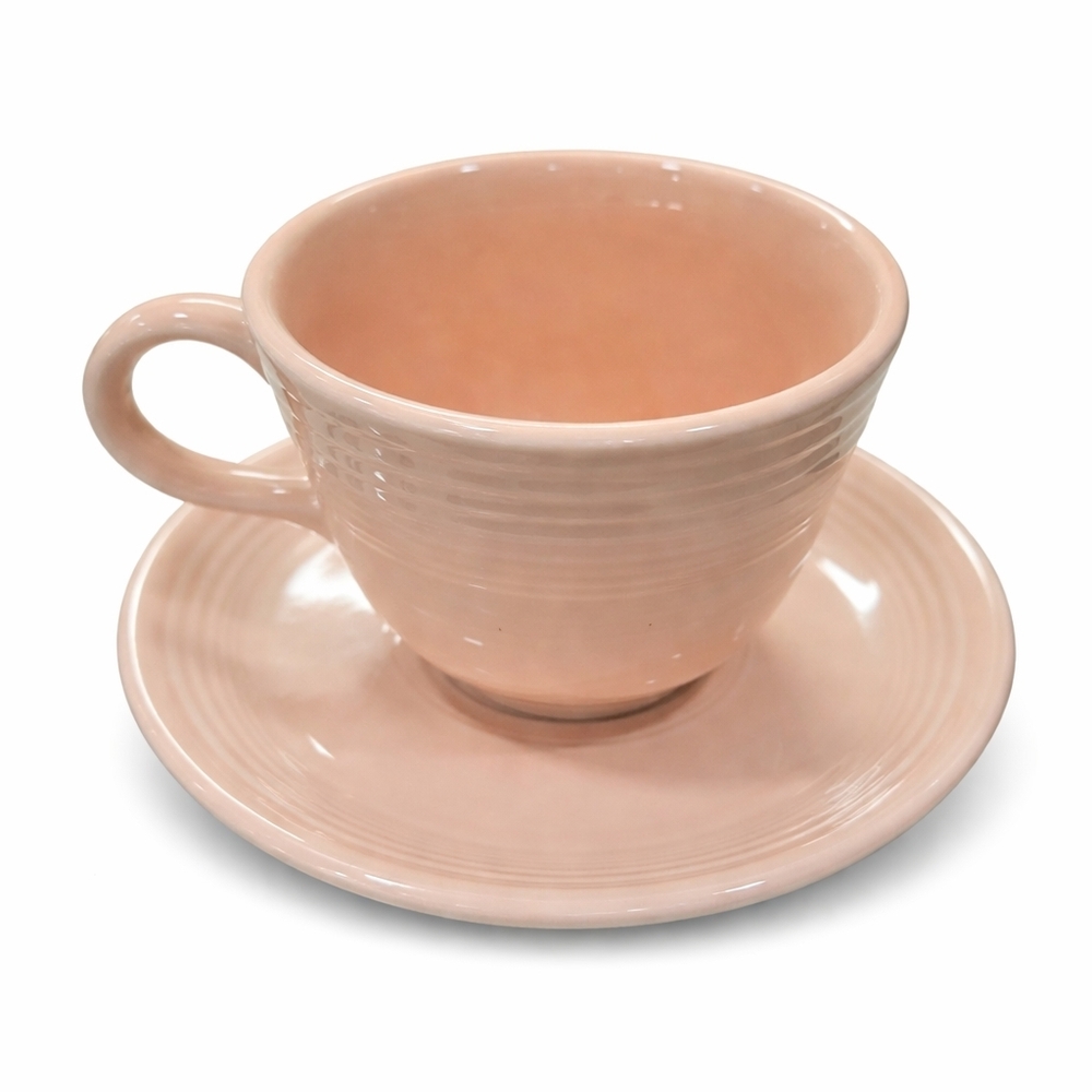 FIESTAWARE APRICOT TeaCup & Saucer - Fiesta